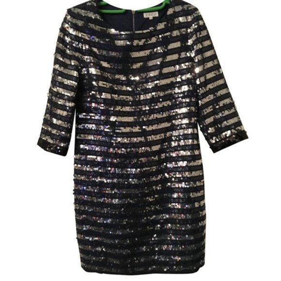 💎CLAUDIE PIERLOT💎HOLIDAY PARTY SEQUIN DRESS💎 - Picture 4 of 8